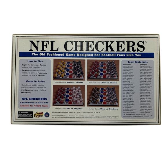 NFL 1993 Dallas Cowboys vs. San Francisco 49ers Checkers - Picture 2 of 6